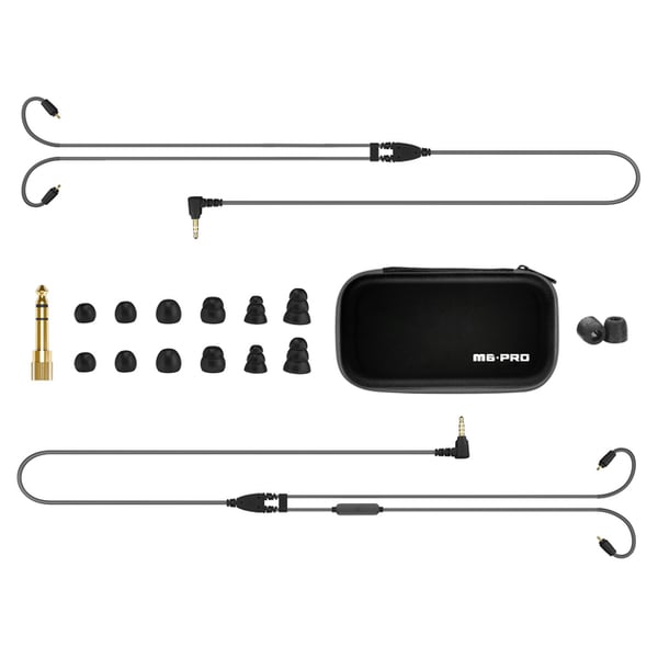 Pikkukuva 7 / 8: MEE audio M6 PRO Kuulokkeet Langallinen In-ear Audiofiili Musta, Harmaa