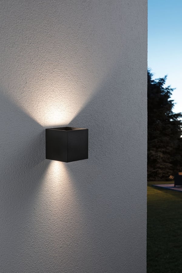 Miniatyrbillede 3 af 6: Paulmann VÆGLAMPE RGBW ZIGBEE ANTRACIT / PAULMA OUTDOOR CYBO 25T506 94847