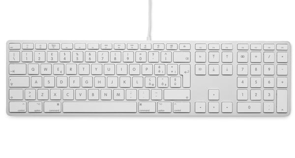 Miniatyrbild 1 av 2: LMP 17530 tangentbord Kontor USB QWERTY Italiensk Silver
