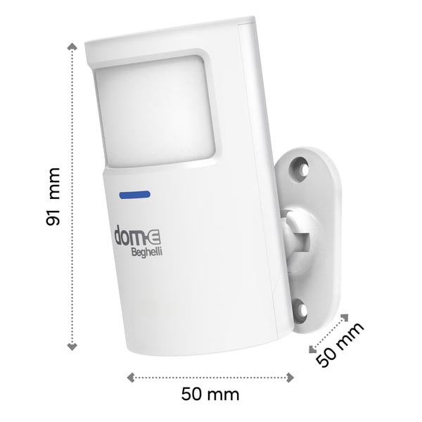 Beghelli 60051 bevægelsessensor Passiv infrarød (PIR) sensor Trådløs Væg Hvid