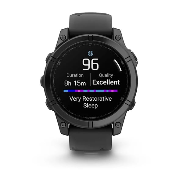 Garmin Fenix E 3,3 cm (1.3") AMOLED 47 mm Digitaalinen 416 x 416 pikseliä Kosketusnäyttö Musta Wi-Fi GPS (satelliitti)