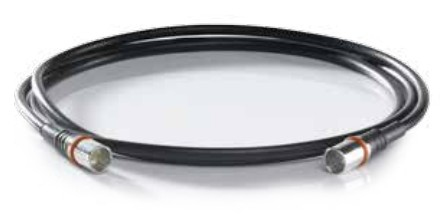Wisi 1.5m F - F koaxial kabel 1,5 m Sort