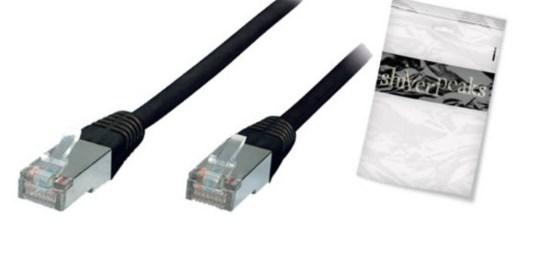 shiverpeaks BS75117-S netværkskabel Sort 7,5 m Cat5e F/UTP (FTP)
