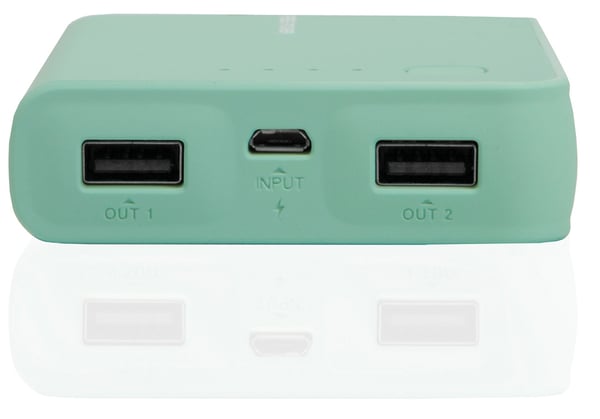 Miniatyrbillede 3 af 3: RealPower PB-10k 10000 mAh Turkis