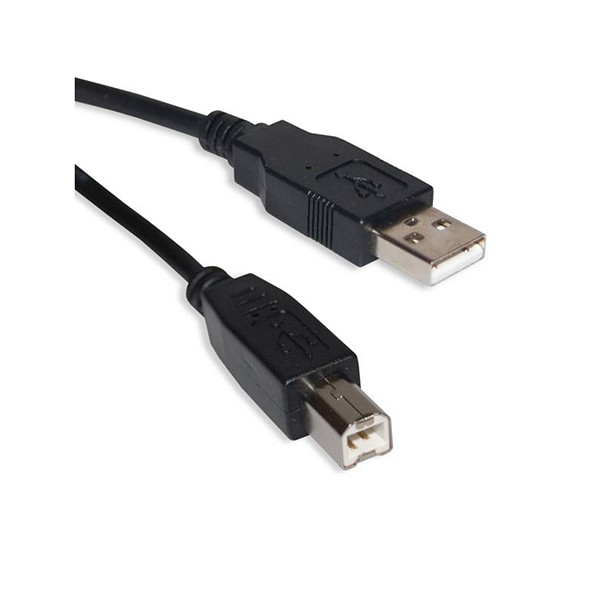 Pikkukuva 1 / 2: D2 Diffusion D2USBAB180 USB-kaapeli USB 2.0 1,8 m USB A USB B 0,48 Gbit/s Musta