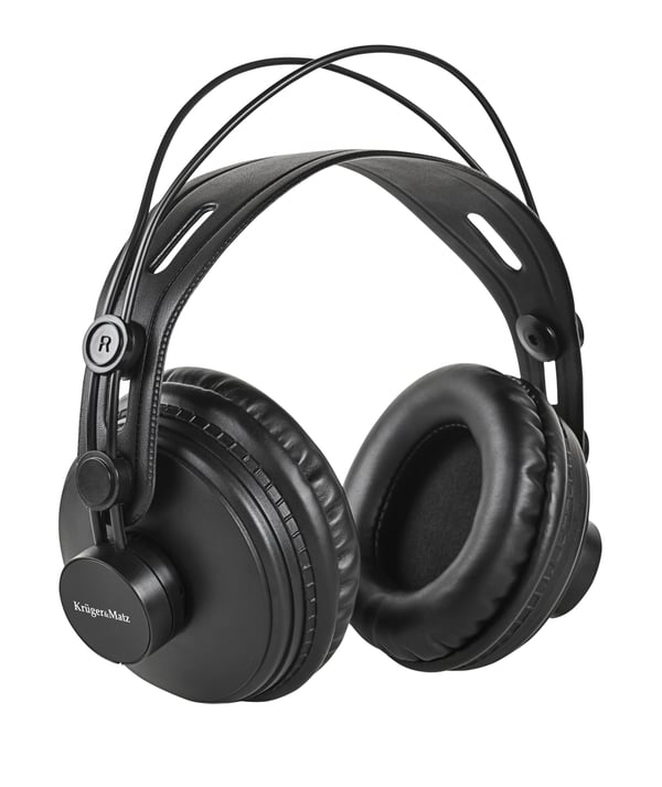 Miniatyrbillede 1 af 3: Krüger&Matz Monitor Hovedtelefoner Ledningsført Headset Sort