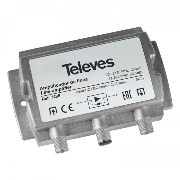 Televes 7485 satellit multikontakt 1 inputs 1 outputs Televes 7485 satellit multikontakt 1 inputs 1 outputs