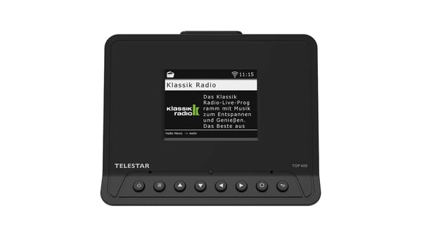 Miniatyrbillede 2 af 5: Telestar 5700400 radio Internet Digital Sort