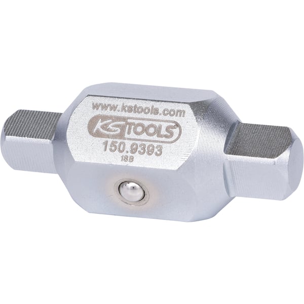 Miniatyrbillede 2 af 2: KS Tools 150.9393 svensknøgle adapter & forlænger 1 stk