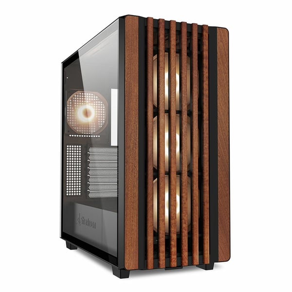 Pikkukuva 1 / 12: Sharkoon REBEL C70G RGB Full Tower Musta, Puu
