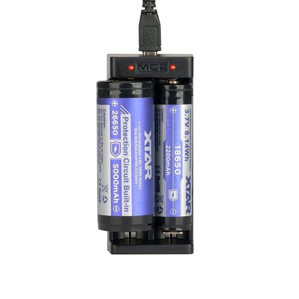 Pikkukuva 8 / 9: XTAR MC2 laturi Kotitalousakku USB