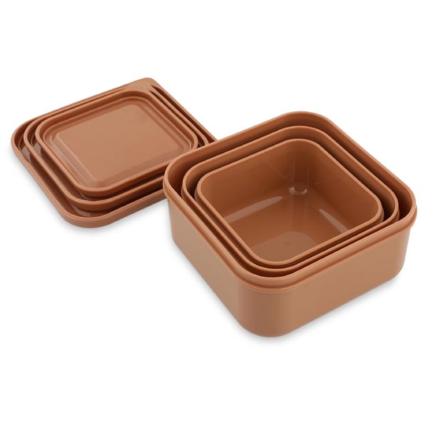 Miniatyrbillede 7 af 9: TRIXIE Mrs. Cat Frokostbokssæt Polyethylen med lav densitet (LDPE), Polypropylen (PP) Brun 3 stk