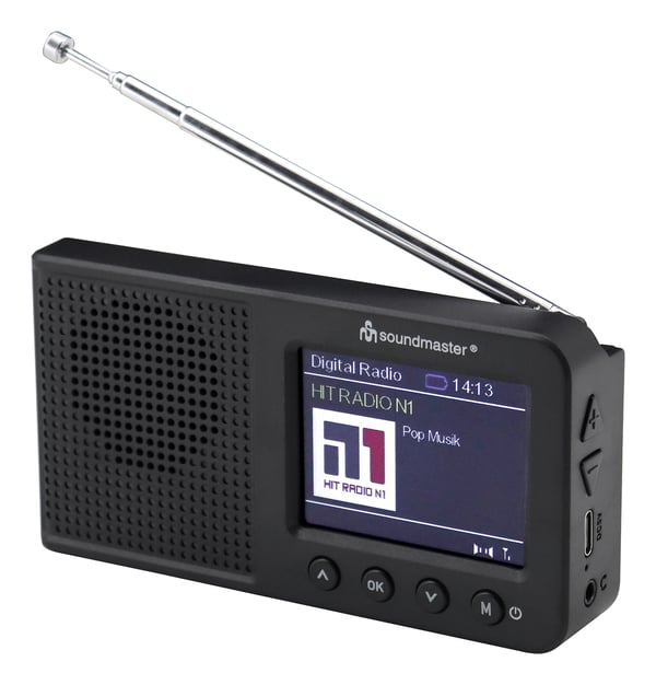 Miniatyrbillede 1 af 4: Soundmaster DAB175SW radio Bærbar Analog & digital Sort