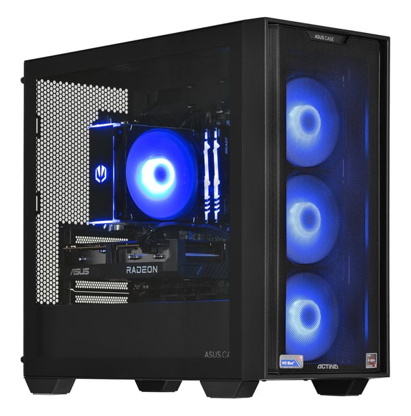 Miniatyrbillede 1 af 19: Actina 5901443335832 PC AMD Ryzen™ 5 5600 16 GB DDR4-SDRAM 1 TB SSD AMD Radeon RX 7600 Mini Tower Sort