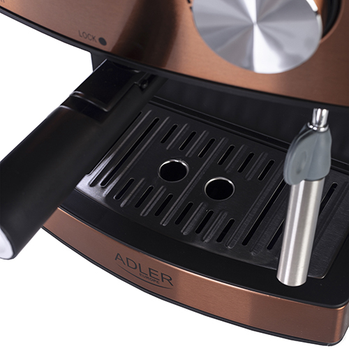 Miniatyrbild 4 av 12: Adler AD 4404cr Halvautomatisk Espressomaskin 1,6 l