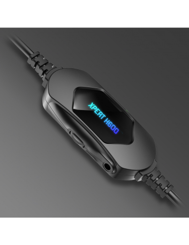 Spirit of Gamer XPERT-H600 Kuulokkeet Langallinen Pääpanta Pelaaminen USB A-tyyppi Musta