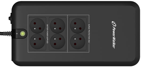 PowerWalker VFD 800 APFC FR UPS-enhed Standby (offline) 0,8 kVA 420 W 6 AC stikkontakt(er)