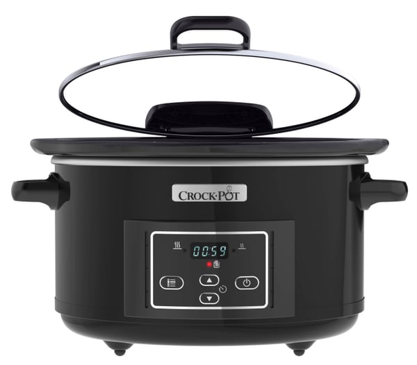 Crock-Pot CSC052X långsamkokare 4,7 l Svart, Silver