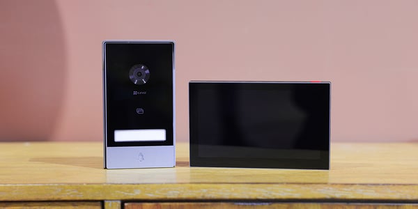 EZVIZ HP7 video samtalesystem 17,8 cm (7") Sort, Sølv