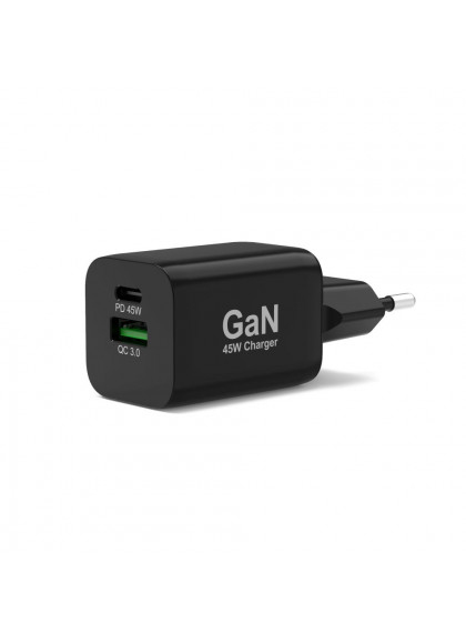 Port Designs 900105-EU oplader til mobil enhed Netbook, Laptop, Smartphone, Tablet Sort Vekselstrøm Hurtig opladning Indendørs