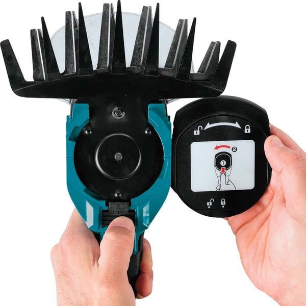 Miniatyrbillede 6 af 9: Makita DUM604Z batteridreven græssaks 20 cm 18 V Sort, Blå