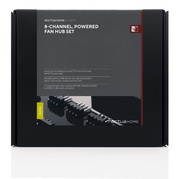 Noctua NV-SPH1 hastighetskontroll för systemfläktar 8 kanaler Svart