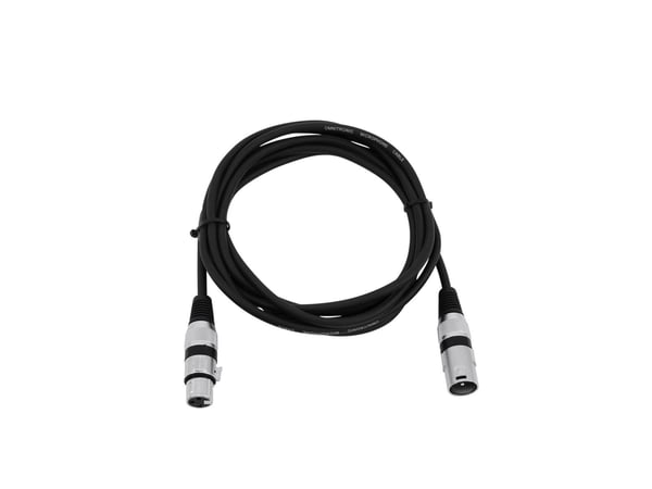 Miniatyrbillede 2 af 3: Omnitronic 3022047N lydkabel 3 m XLR (3-pin) Sort