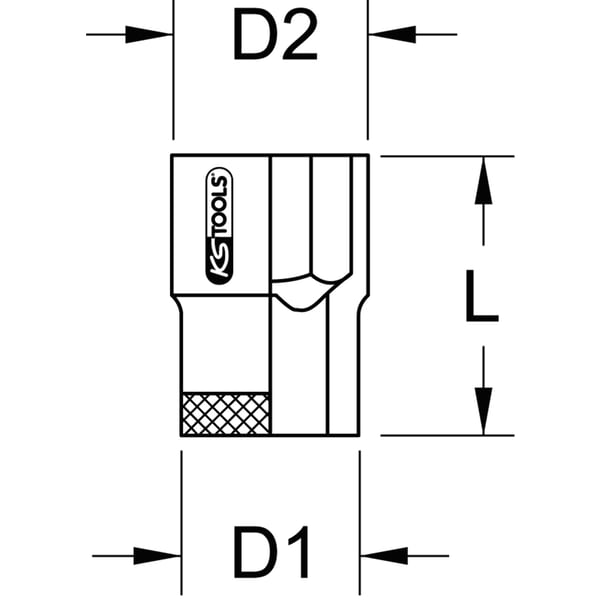 Miniatyrbild 2 av 2: KS Tools 117.1353 hylsnyckelsats Uttag
