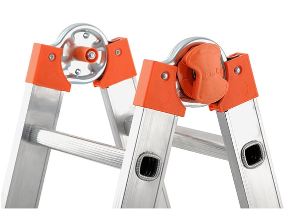 GIERRE Peppina Teleskopstige Aluminium, Orange