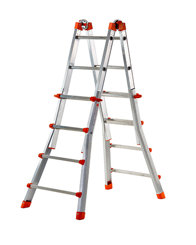 GIERRE Peppina Teleskopstige Aluminium, Orange