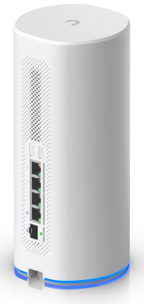 Ubiquiti UDR-5G-Max trådlös router 2.5 Gigabit Ethernet Triband (2,4 GHz/5 GHz/6 GHz) Vit