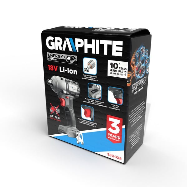 Miniatyrbild 4 av 6: Graphite 58G038 skiftnyckel