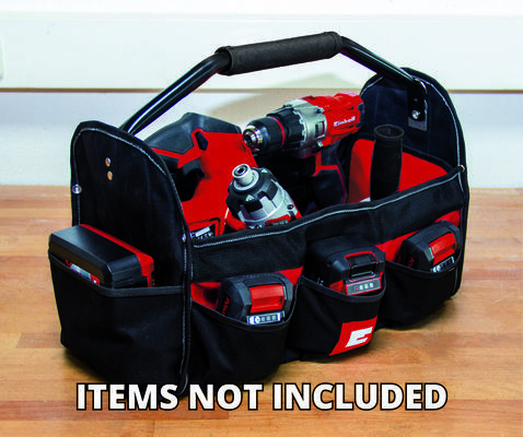Einhell Bag 45/22 Tasche Sort, Rød