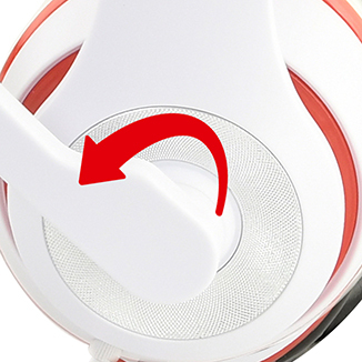 Gembird MHS-03-WTRDBK hovedtelefoner/headset Ledningsført Spil Sort, Rød, Hvid