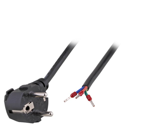 EFB Elektronik EK504AE.3 el-ledning Sort 3 m CEE7/7