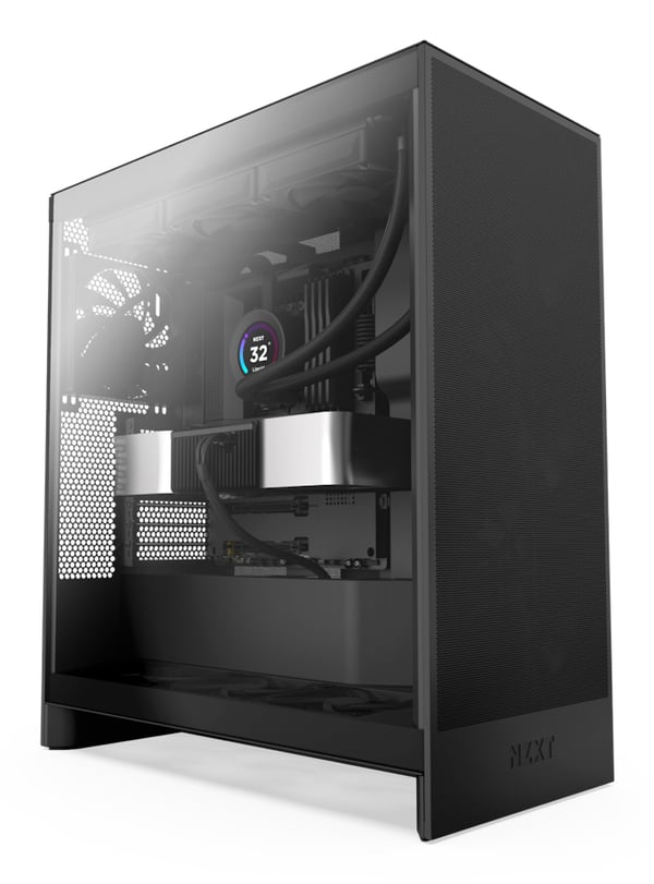 Miniatyrbild 1 av 6: NZXT H7 Flow Midi Tower Svart
