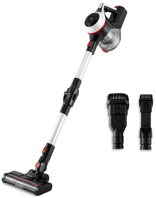 Ufesa Inspire U3 Digital 2-in-1-varsi-imuri AC Kuiva Pussiton 0,8 L 130 W Musta, Punainen, Valkoinen 2 ah