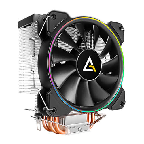 Miniatyrbild 1 av 11: Antec A400 RGB Processor Kylare 12 cm Svart, Koppar, Metallisk