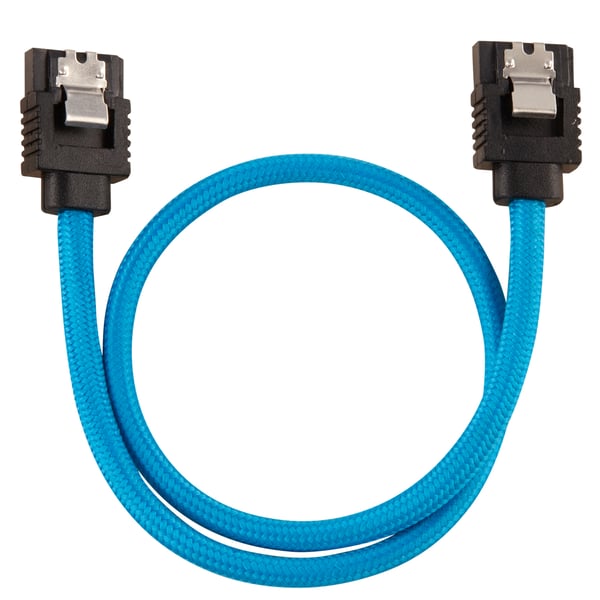 Miniatyrbillede 2 af 3: Corsair CC-8900251 SATA-kabel 0,3 m SATA 7-pin Sort, Blå
