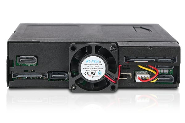 Miniatyrbild 2 av 8: Icy Dock MB604SPO-B drive bay-paneler Svart