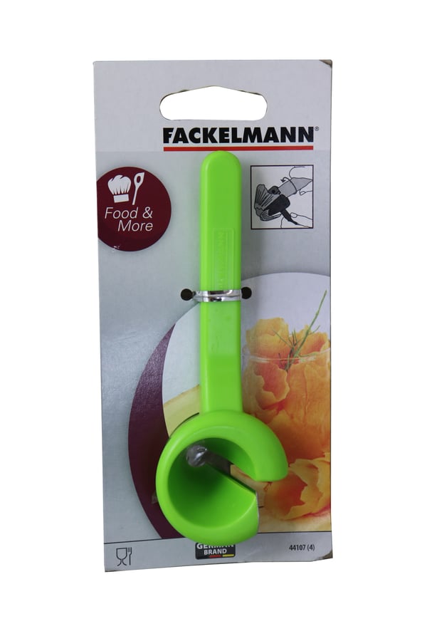 Fackelmann 44107 kuorimaveitsi Hedelmät ja vihannekset Kääntyvä kuorimaveitsi Vihreä