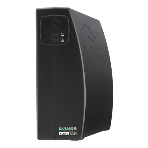 ONLINE USV-Systeme YUNTO 1200 UPS-enhed Interaktivt indgangsstik 1,2 kVA 720 W 5 AC stikkontakt(er)
