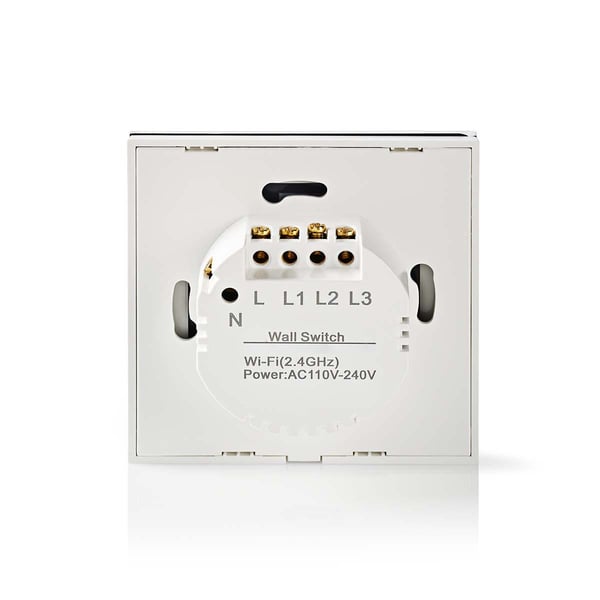 Miniatyrbillede 4 af 8: Nedis WIFIWC10WT smart home-sender Kabel & trådløs Vægmonteret WWAN