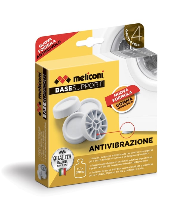 Pikkukuva 1 / 3: Meliconi 656102 pyykinpesukoneen osa & lisävaruste Jalat 4 kpl