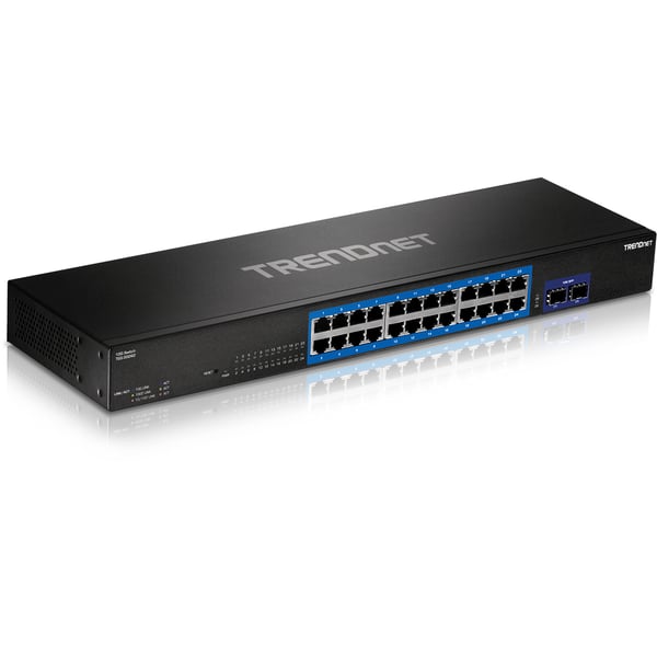 Miniatyrbillede 1 af 3: Trendnet TEG-30262 v1.0R Gigabit Ethernet (10/100/1000) 1U Sort