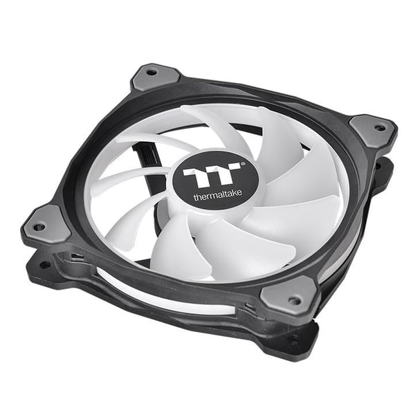 Thermaltake Riing Duo 12 RGB Premium Edition Computerkabinet Ventilator 12 cm Sort