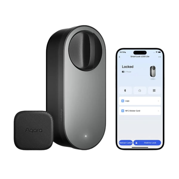 Miniatyrbillede 1 af 2: Aqara EL-D03D-B smart lås Intelligent dørlås