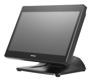 Posiflex PS3616GNS128WL8 J6412 2,6 GHz All-in-One 39,6 cm (15.6") 1366 x 768 pixel Berøringsskærm Sort