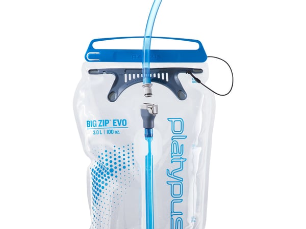 Platypus BIG ZIP Daglig användning 3000 ml Polyeten, Silikon Blå, Transparent