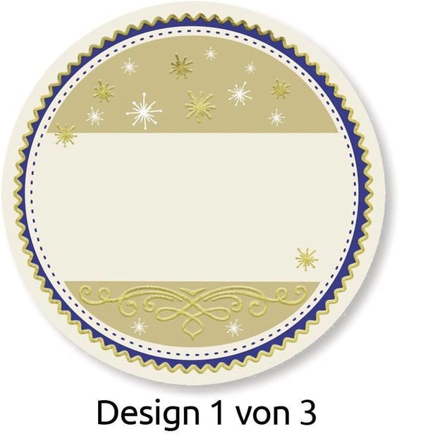 Miniatyrbild 2 av 6: Avery Julstickers med till-/frånetiketter